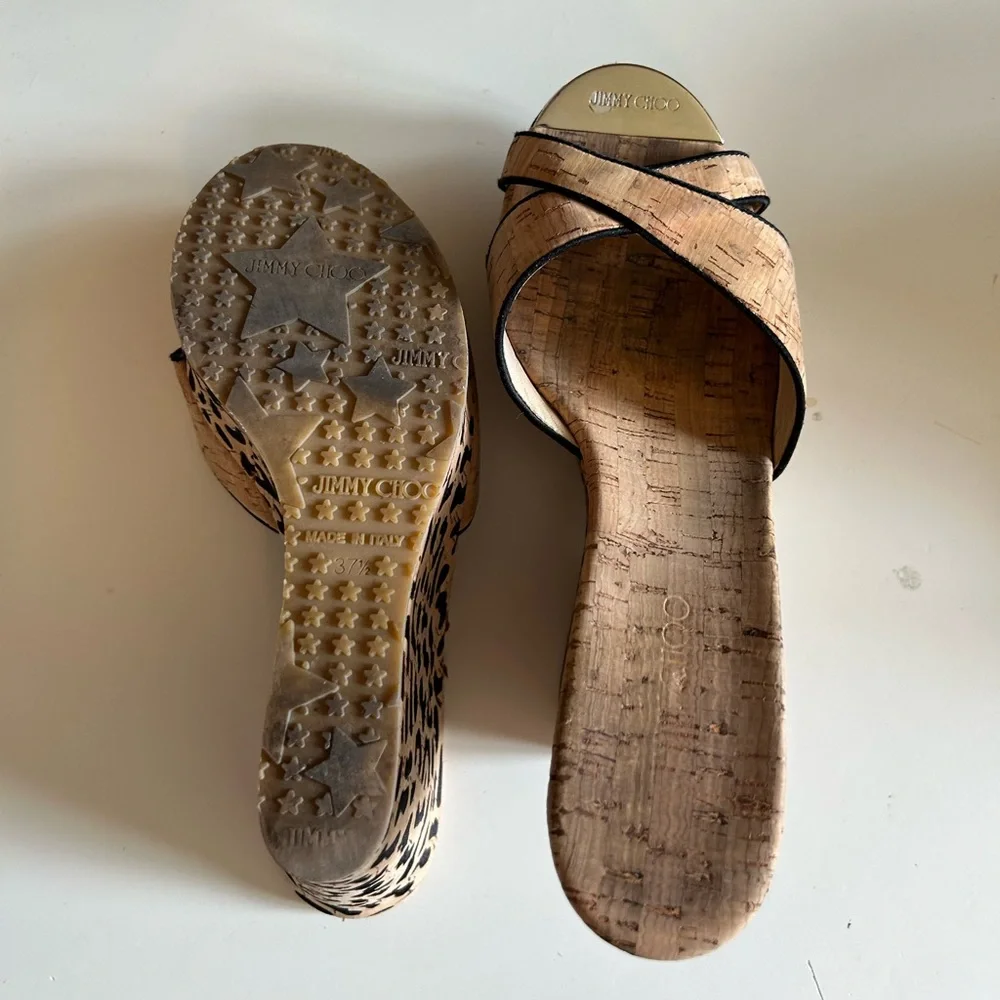 Jimmy Choo cork wedges - Picture 5 of 7